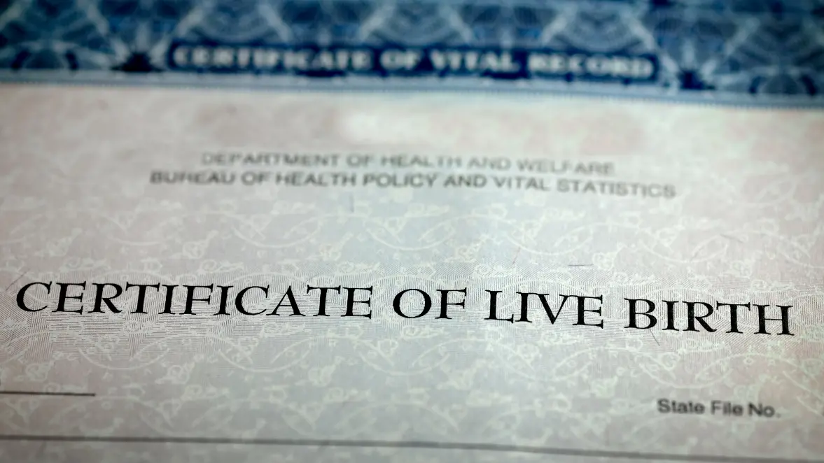 Birth Certificate and Social Security Number